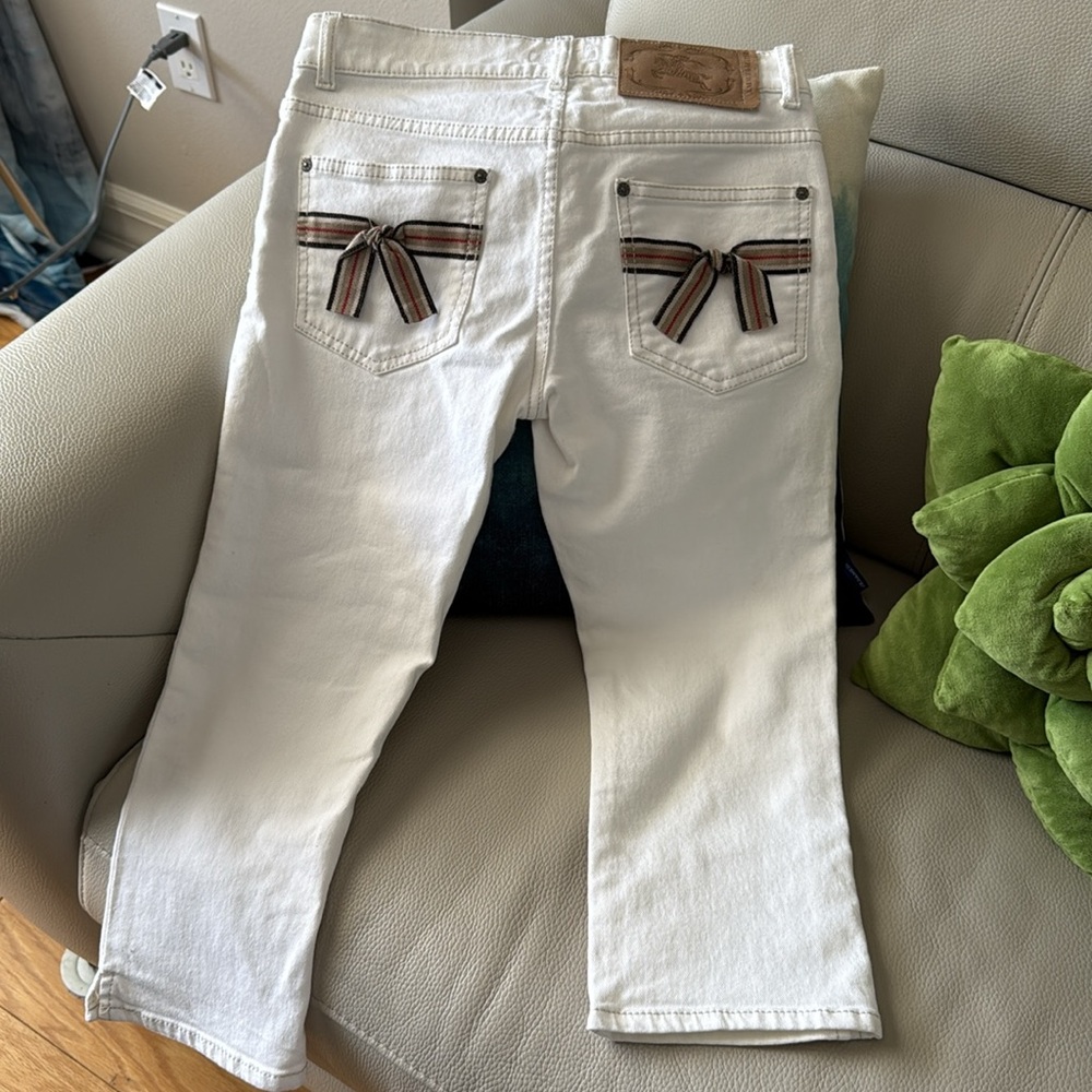 Burberry London Women's Classic crop Straight Leg Jeans